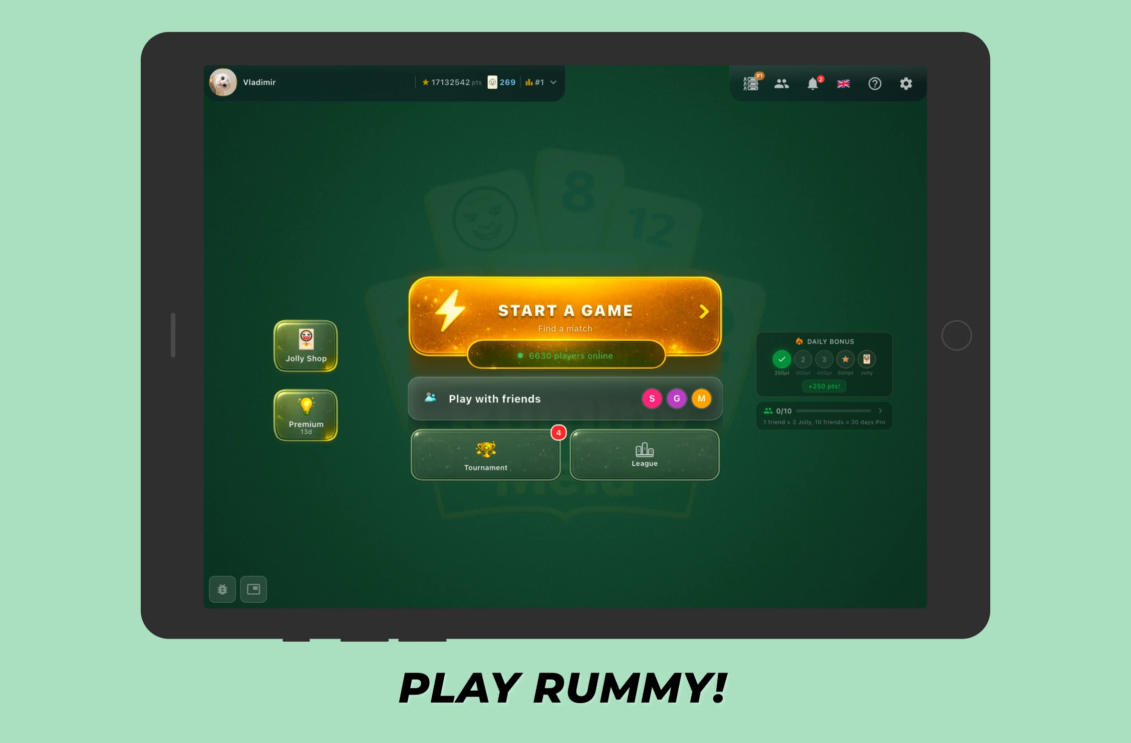 Rummy Meld - Remi Etalat screenshot