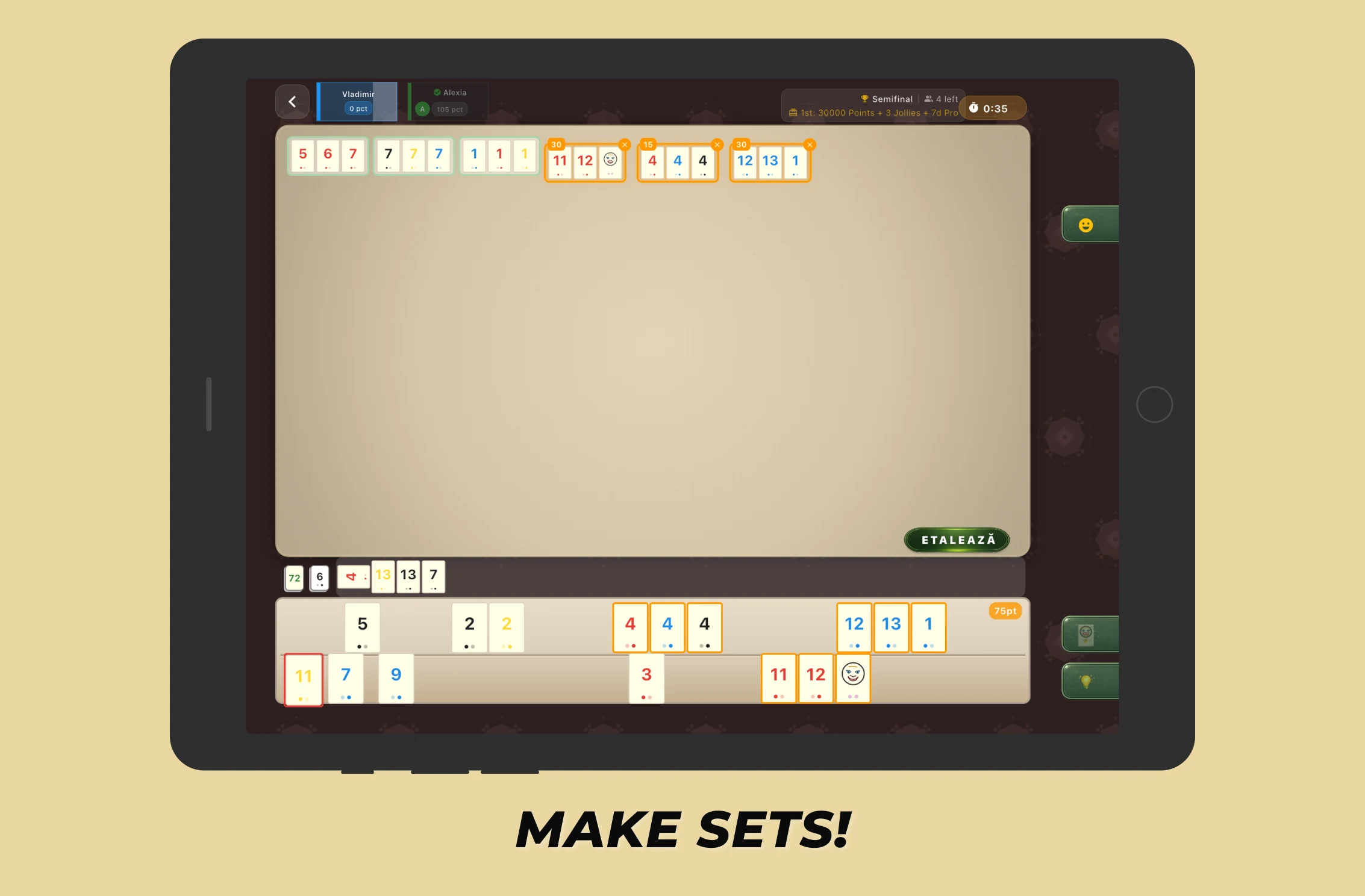 Rummy Meld - Remi Etalat screenshot
