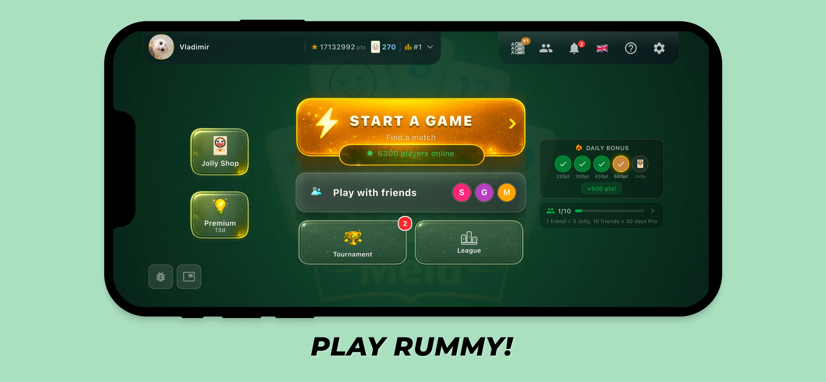 Rummy Meld - Remi Etalat screenshot